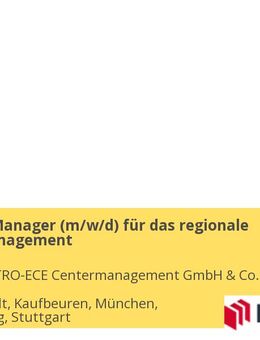 Technical Manager (m/w/d) für das regionale Facility Management - Ingolstadt