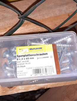 Original verpackte Spanplatten- und Dübelschrauben - Norderstedt