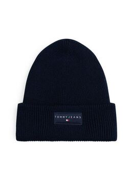 Tommy Jeans Beanie TJM LINEAR in Grobstrick, mit Umschlag