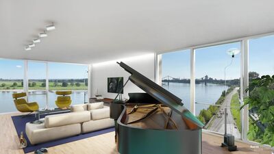 WE A3.10 -Rheinblick Krefeld im 3.OG als Eckwohnung mit 2x Rhein-und Deichblick!