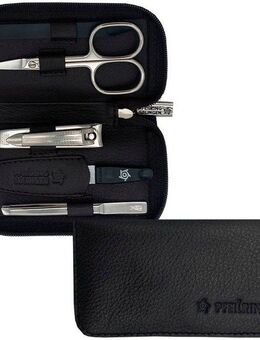 PFEILRING Maniküre-Etui, 5 tlg., Nappaleder