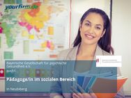 Pädagoge/in im sozialen Bereich - Neubiberg