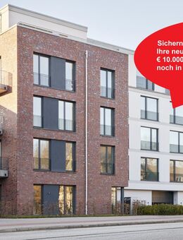 Offene Besichtigung: Samstag, 29.11.25, 11-13 Uhr - Sonnige 3-Zimmer Neubauwohnung mit zwei Balkonen - Hamburg