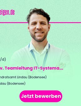 Stellv. Teamleitung IT-Systemadministration für die Schulen des Landkreises Lindau (Bodensee) - Lindau (Bodensee)