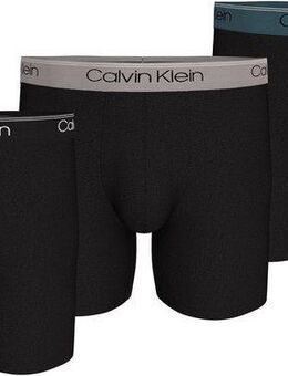Calvin Klein Underwear Boxer BOXER BRIEF 3PK (Packung, 3er-Pack) mit längerem Bein & Logo-Elastikbund