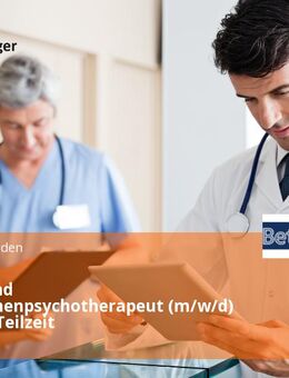 Kinder- und Jugendlichenpsychotherapeut (m/w/d) Vollzeit / Teilzeit - Diepholz