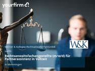Rechtsanwaltsfachangestellte (m/w/d) für Partnerassistenz in Vollzeit - Memmingen
