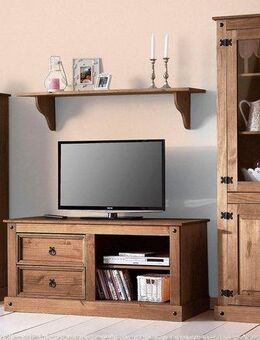 Home affaire Wohnwand, (Set, 3-St), bestehend aus 1 Vitrine, 1 Lowboard und 1 Regal, ohne Wandboard