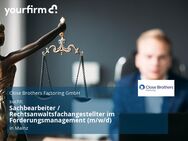 Sachbearbeiter / Rechtsanwaltsfachangestellter im Forderungsmanagement (m/w/d) - Mainz