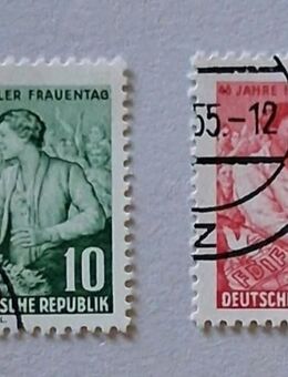 DDR 1955 Frauentag komplett gestempelt - Görlitz