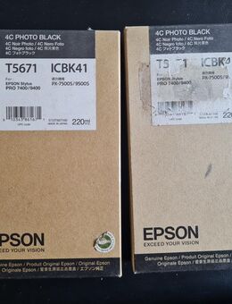2 x OriginalTinte T5671 FotoSchwarz 220 ml Epson Stylus Pro 74/94 - Gründau