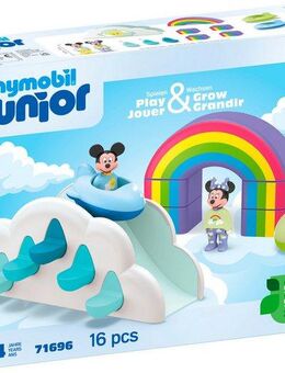 Playmobil® Mickys & Minnies Wolkenhaus (71696), JUNIOR & Disney Konstruktions-Spielset, (16 St), Made in Europe