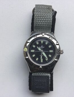 Lexor Herren Armbanduhr Edelstahl mit Klett-Armband - Fulda
