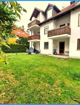 2 Zimmer-Gartenwohnung mit sw Ausrichtung und ca. 80 m² alleinige Gartennutzung inkl. TG-Stellplatz! - Adelzhausen
