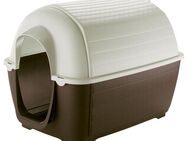Ferplast Hundehütte Kenny - Größe 07: B 80 x T 111,6 x H 80 cm