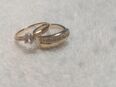 2 Frauen Ringe mit Steine Modeschmuck in 44141