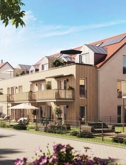 Neubau einer individuellen 2-Zimmer-Dachgeschosswohnung mit wunderschöner großer Südterrasse - München