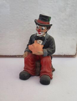 Gilde Clown mit Schweinchen-Spardose - Witten