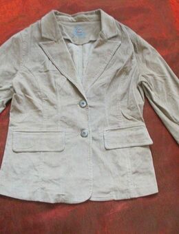 NEU * DESIGNER * Business * Freizeit * Baby * Fein- Cord - Samt * Kostüm * Anzug * BLAZER "East Village" Gr. 40 M * cremè- beige sand * - Riedlingen