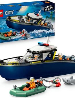 LEGO® Verfolgungsjagd im Polizeiboot (60456), LEGO City Konstruktionsspielsteine, (264 St), Made in Europe