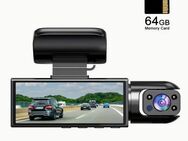 Dashcam 3.16-Zoll IPS Dual-Recording A9 Fahrrecorder (Front- und Innenkamera, inkl. 64GB Speicherkarte) - Wuppertal