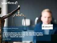 Werkstudenten (m/w/d) für die Unterhalts- und Datenabgleichstelle für das Sachgebiet 2.2.1.1 – Recht im SGB II - München