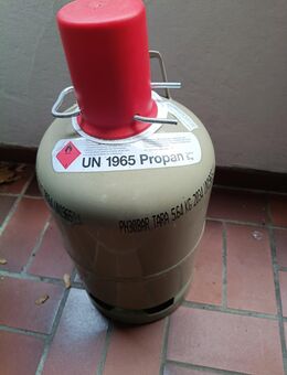 Gasflasche 5 kg, Eigentumsflasche voll, Camping, Grill - Münster