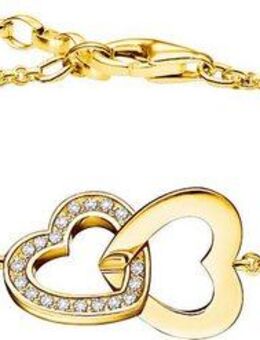 THOMAS SABO Armband mit verschlungenen Herzen, A2163-051-14-L19V, A2163-414-14-L19V, mit Zirkonia (synth)