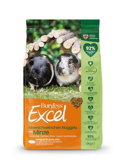 Burgess Excel Adult Meerschweinchen-Nuggets mit Minze - 9 kg