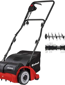 Einhell Elektro-Vertikutierer-Lüfter GC-SA 1231 (1200W, 31cm Arbeitsbreite, 3-9 mm Arbeitstiefe, klappbarer Holm, 28 L Fangkorb, inkl. Lüfterwalze) - Wuppertal