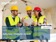 Kalkulator / Einkäufer (m/w/d) - Darmstadt