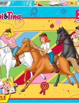 Schmidt Spiele Puzzle Bibi & Tina, Pferdeliebe, 200 Puzzleteile, Made in Europe