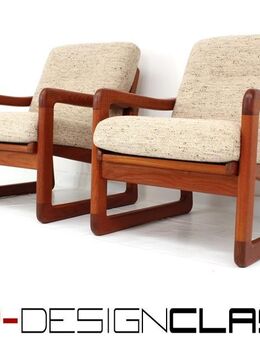 wie neu! 2x Holstebro Danish Mid Century Design Lounge Chair, Sessel, massives Teak, Premium Schurwolle, Ausstellungszustand! Np. 8.000 EUR - Hamminkeln Zentrum