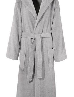 Bruno Banani Unisex-Bademantel Robby, ideal für Sauna & Spa, Hotelbademantel, Morgenmantel, Langform, Walkfrottee, Kapuze, Gürtel, Damen & Herren Bademäntel, Baumwolle, mit Taschen, Reise, Sauna, S-3XL