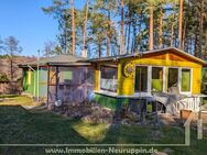 Wochenendhaus am Seeufer - mit freiem Blick aufs Wasser - Rheinsberg
