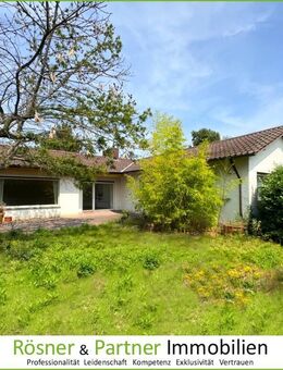 *Bungalow in ruhiger Wohnlage mit Erweiterungs- oder Neubaupotenzial* - Hochheim (Main)