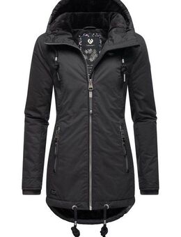 Ragwear Winterjacke Zuzka Winter Wasserdichter Winterparka mit Teddyfleece Innenfutter