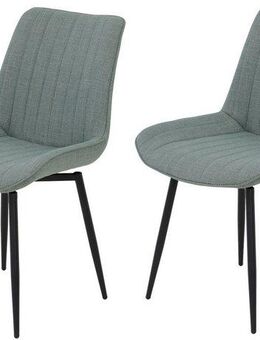HELA Drehstuhl Vierfußstuhl BERGEN (Set, 2 St), Esszimmerstuhl, XL-Sitzbreite, 360° drehbar
