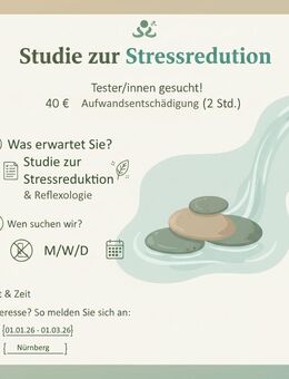 Tester/innen für Reflexologie-Studie gesucht! German or English - Nürnberg