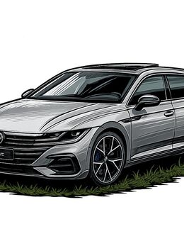 Auto Comic Zeichnung aus Foto – Digitale Illustration - Gronau (Westfalen)
