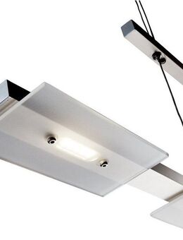 B.K.Licht LED Pendelleuchte Aries, LED fest integriert, Warmweiß, Deckenleuchte, Pendelleuchte, inkl. 18W 1600lm, Hänge-Lampe, Esszimmer