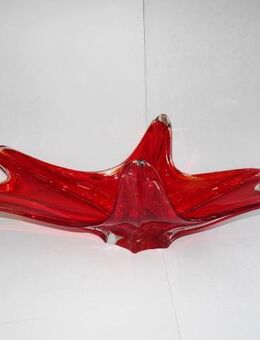 Murano Design Glas-Schale Zipfelschale Obstschale Venedig Sommerso - Königsbach-Stein