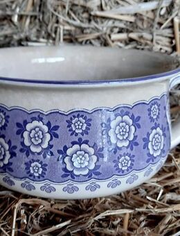 Vintage Nachttopf - mit schönem Jugendstil/ArtDeco Motiv-Hersteller Villeroy&Boch, Mettlach/ Harras - Niederfischbach