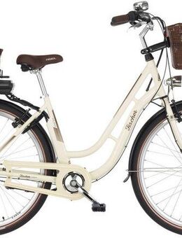 FISCHER Fahrrad E-Bike Cityrad CITA ER 1804 418 48, 3 Gang Shimano Nexus Schaltwerk, Nabenschaltung, Frontmotor, 418 Wh, (Schloss), Pedelec, Elektrofahrrad für Damen u. Herren