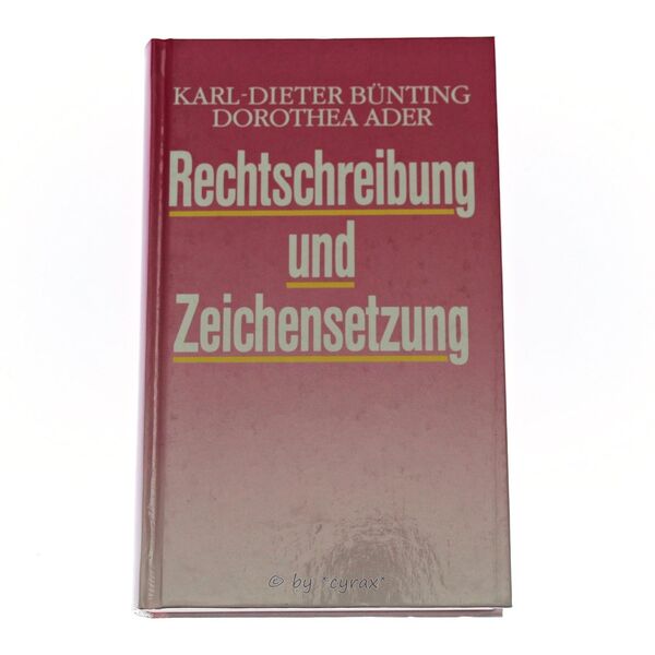 Rechtschreibung und Zeichensetzung - Bünting & Ader - TOP Zustand - Bochum Wattenscheid
