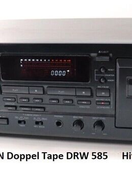 Denon DRW-585 black Doppel Kassettendeck HX-Pro Schaltbarer MPX-Filter - Dübendorf