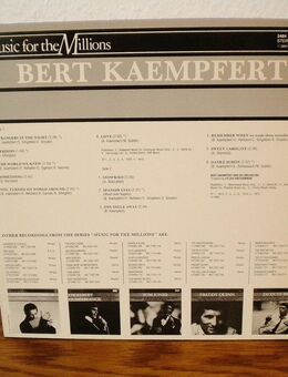 Bert Kaempfert-Music for the Millions-Vinyl-LP,1982 - Linnich