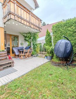Maisonette-Wohnung mit Garten und Einzelgarage - Wohnen auf zwei Ebenen in ruhiger Lage - München