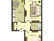 Auf zur Besichtigung, 2-Zimmer-Wohnung in Weddinghofen frei...und das Bad ist auch neu!! - Bergkamen