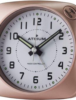 Atrium Funkwecker Quarzwecker, schleichende Sekunde, Schlafzimmer, Snooze